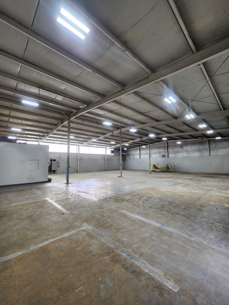 A big garage area