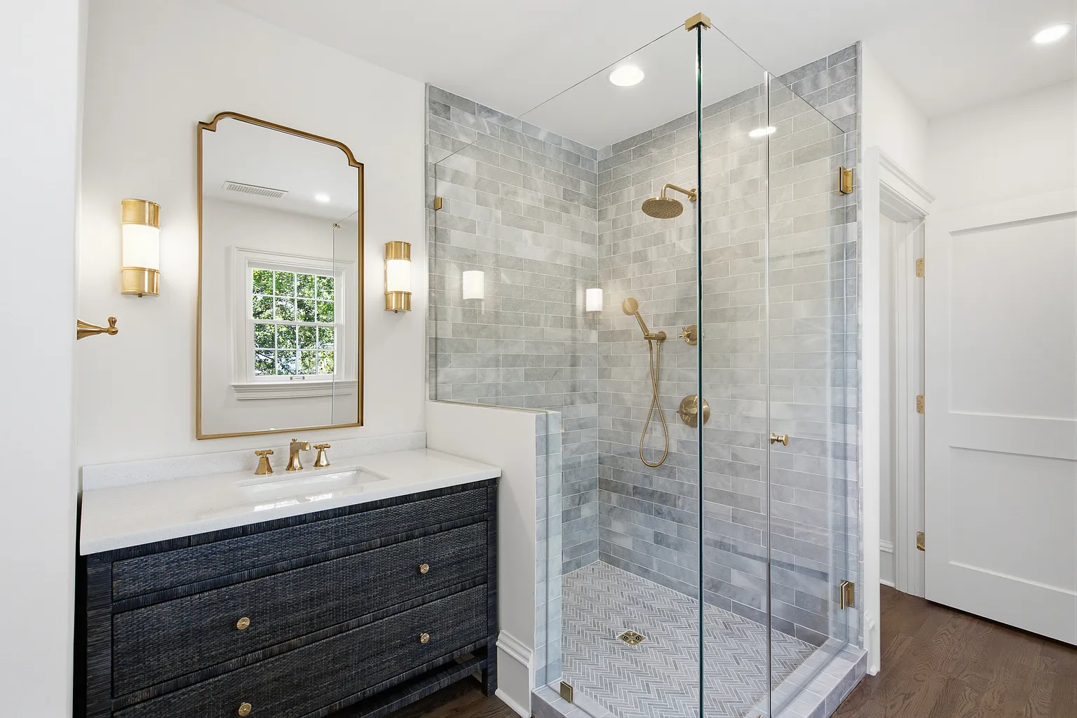 A nice powder room in the house